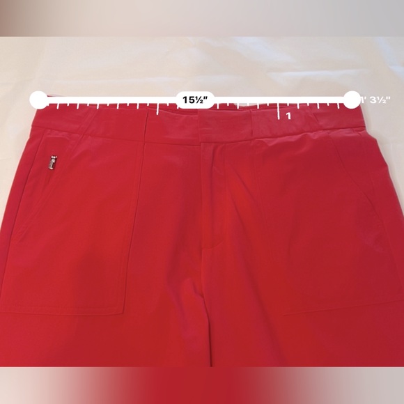 Athletea Tribeca Crop Pant in Red size 6 - Picture 12 of 12